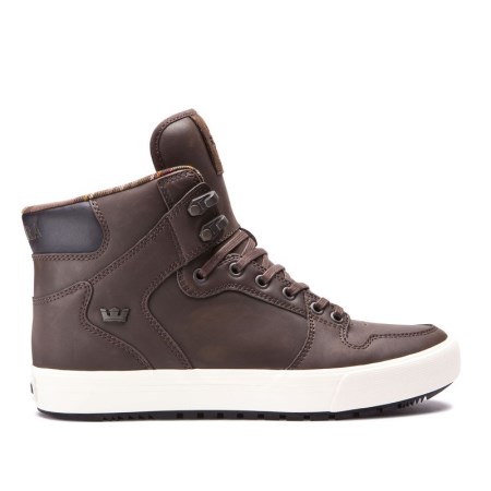 Supra Vaider Cold Weather Sjokolade Høye Sneakers Dame [NO-4-W971]